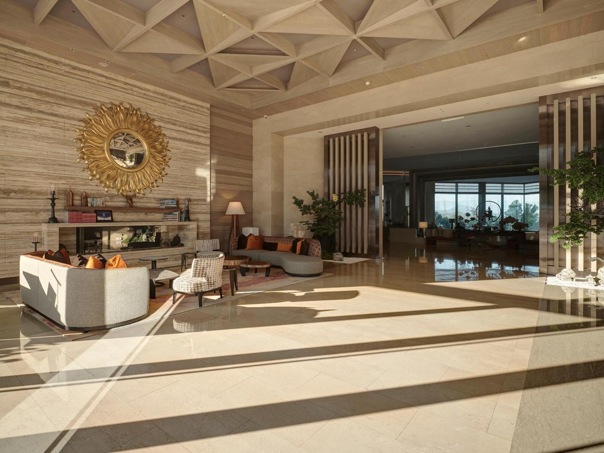 Fleur De Chine Hotel Yuchi Exteriör bild Lobby